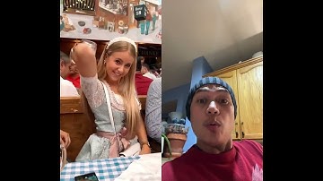 Thumbnail of So sweet #oktoberfest #wiesn #canada #duet #chickenadoborecipe #wiesn2023 #talentedgirl #youtube