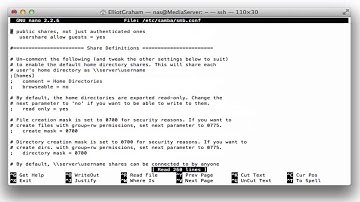 Set up a Samba share on Ubuntu Server 14.04 + Auto show in finder