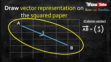 Vectors (Part 2)Drawing vector represantations on a squared paper|| Namibian math|| Syllabus ||NSSCO