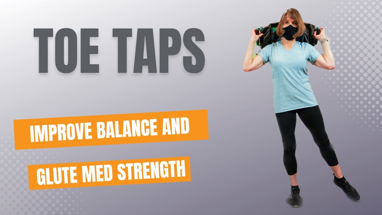 Toe Taps Glute Med Strengthening Exercise YouTube exercise-library-heel-taps-youtube