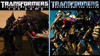 Diferencias y similitudes entre Transformers 2 the game y Transformers ROTF
