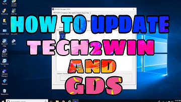 how to update tech2win software and global diagnostic system (GDS)