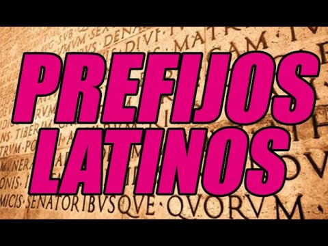 Vídeo: Què significa el prefix A en llatí?