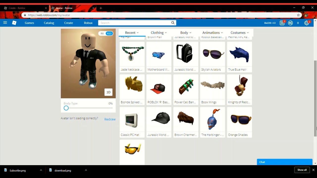 How to get good avater on roblox - YouTube