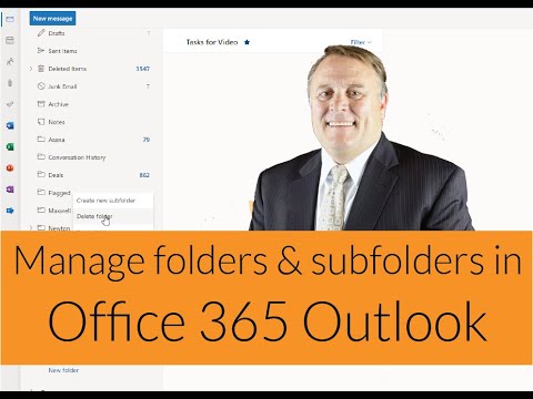 Manage folders in Office365 Outlook  [131121-1012]
