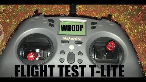 Makerfire T-Lite FLIGHT TEST High WIND Drone Multi protocol Radio 5.8 ghz Whoop Instructions