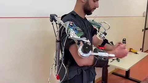 Shoulder-Elbow Industrial exoskeleton prototype
