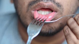 ASMR eating you first and aggressive || personal attention asmr
