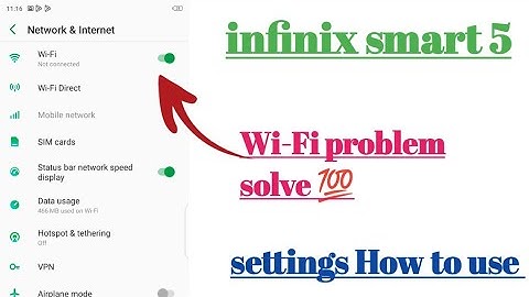 infinix smart 5 Wi-Fi problem solve 💯 settings features || tips and tricks