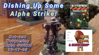 SERVING UP ALPHA STRIKE FOR LUNCH! #AlphaStrike #BattleTech | Net-One Wargaming