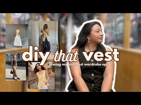 Easiest vest DIY (thrift flip!!) | diy my summer pinterest