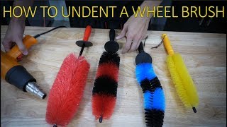 How To Undent A Wheel Brush