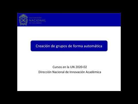 Grupos y agrupamientos