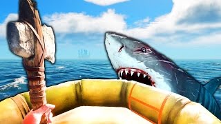 ГИГАНТСКАЯ АКУЛА ОТКУСИЛА МНЕ НОГУ! ОПАСНАЯ БИТВА С АКУЛОЙ ПОСРЕДИ ОКЕАНА В STRANDED DEEP ГИГАНТСКАЯ АКУЛА ОТКУСИЛА МНЕ НОГУ! ОПАСНАЯ БИТВА С АКУЛОЙ ПОСРЕДИ ОКЕАНА В STRANDED DEEP