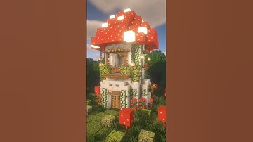 Minecraft | Mushroom House #minecraft #minecrafthouse #minecraftbuilding #tutorial #mushroom