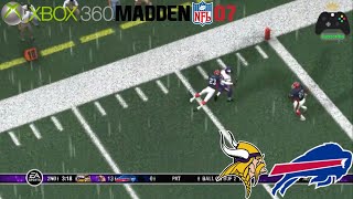 Madden 07 Xbox 360 Vikings VS Bills Week 4 [Mar 14 2026]