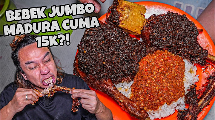 KALAP!15RB DAPET BEBEK BUMBU HITAM MADURA JUMBO SAMBEL SETAN