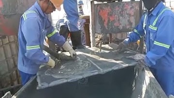 Qoá trình bơm vữa vào các ống  cáp dự ứng lực. Cầu mỹ thuận 2 .21/10/2023