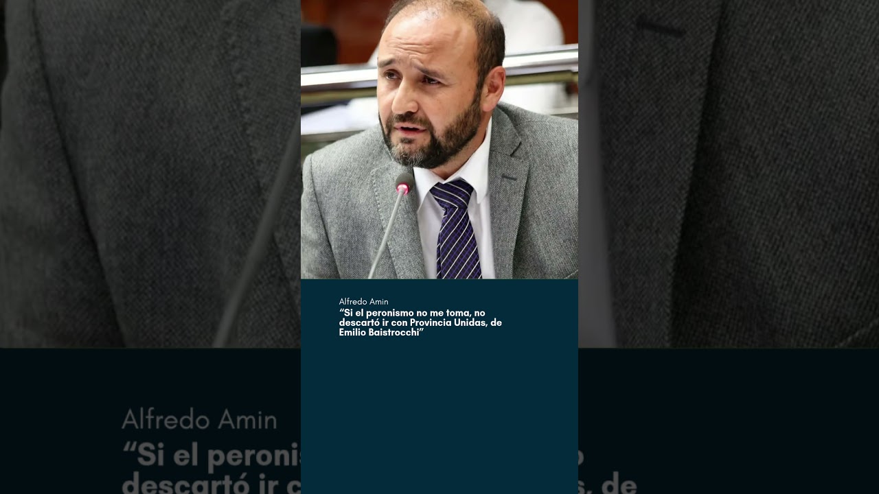 “Si el peronismo no me toma, no descartó ir con Provincia Unidas, de Emilio Baistrocchi”