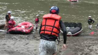 熊本県　球磨川ラフティング　リバージャンプ2011091809