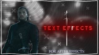 How to Create 2 Trending Text Effects in After Effects | The Halfman