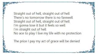 Helloween - Straight Out of Hell Lyrics