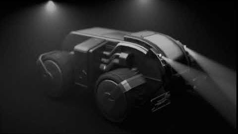 blender 2.80 EEVEE sci-fi vehicle animation