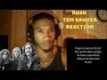 Hip hop head listening to rush for the first time  rush  tom sawyer  reaction 