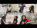 BOYFRIENDS 21ST SURPRISE QUARANTINE BIRTHDAY!!| VLOG *EMOTIONAL*