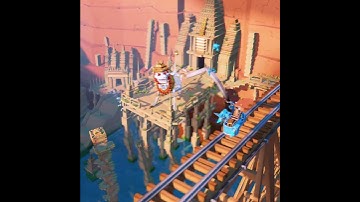 Blender Low Poly Animation "Ancient Guardian" #shorts