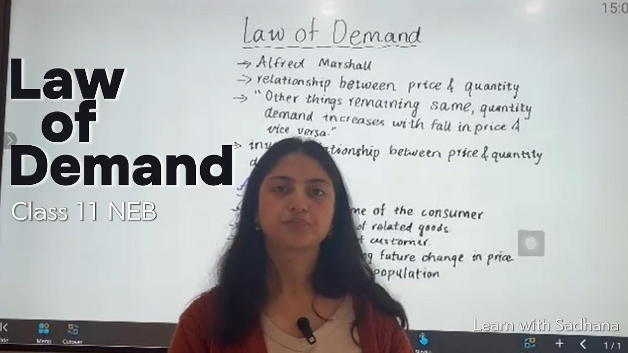 Law of Demand | Class 11 Economics NEB/HSEB | Clear Explanation in Nepali