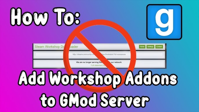 Gmod TTT Server  Where are the Workshop Addons? - Technical