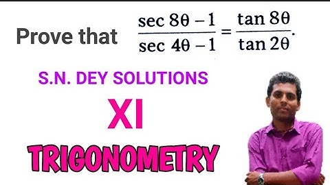 Multiple angles important questions trigonometry class 11 | maji sir | SN DEY SOLUTIONS