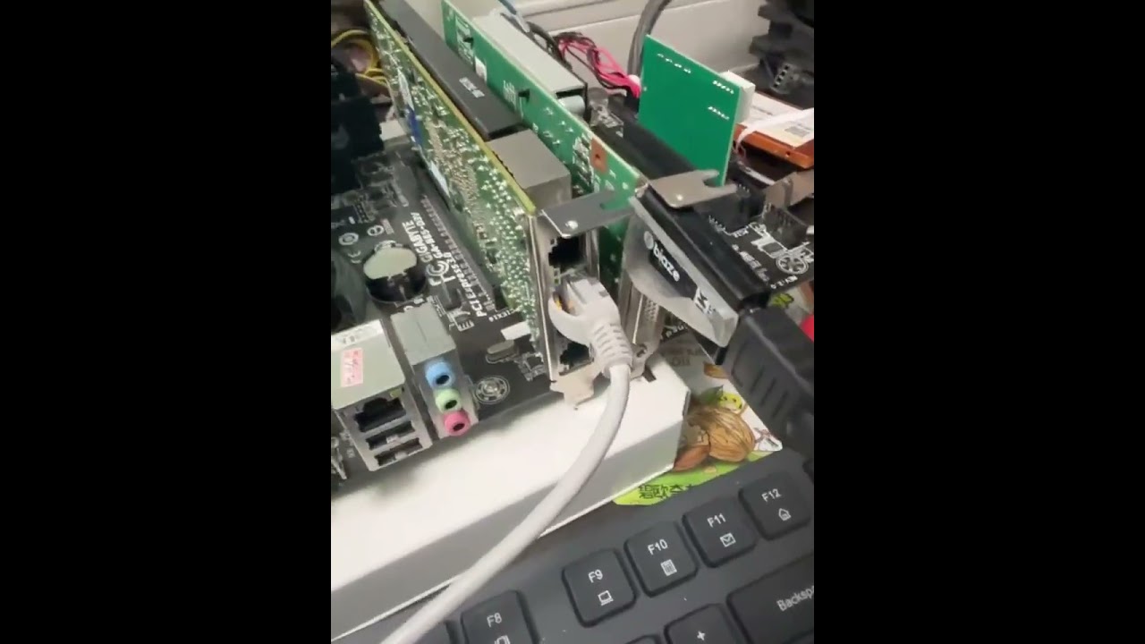 Test video for Patrick --Intel X710-T4 10Gb Ethernet Converged Network Adapter 4-Port