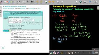 1 9 Proportion   Indirect Proportion
