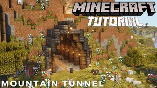 Minecraft Mountain Tunnel Tutorial