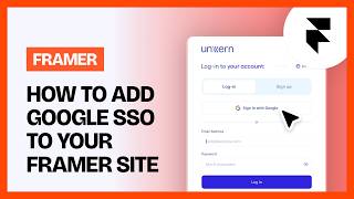 Add Google Sign In to Your Framer Site | Thenty Tutorial (2026)