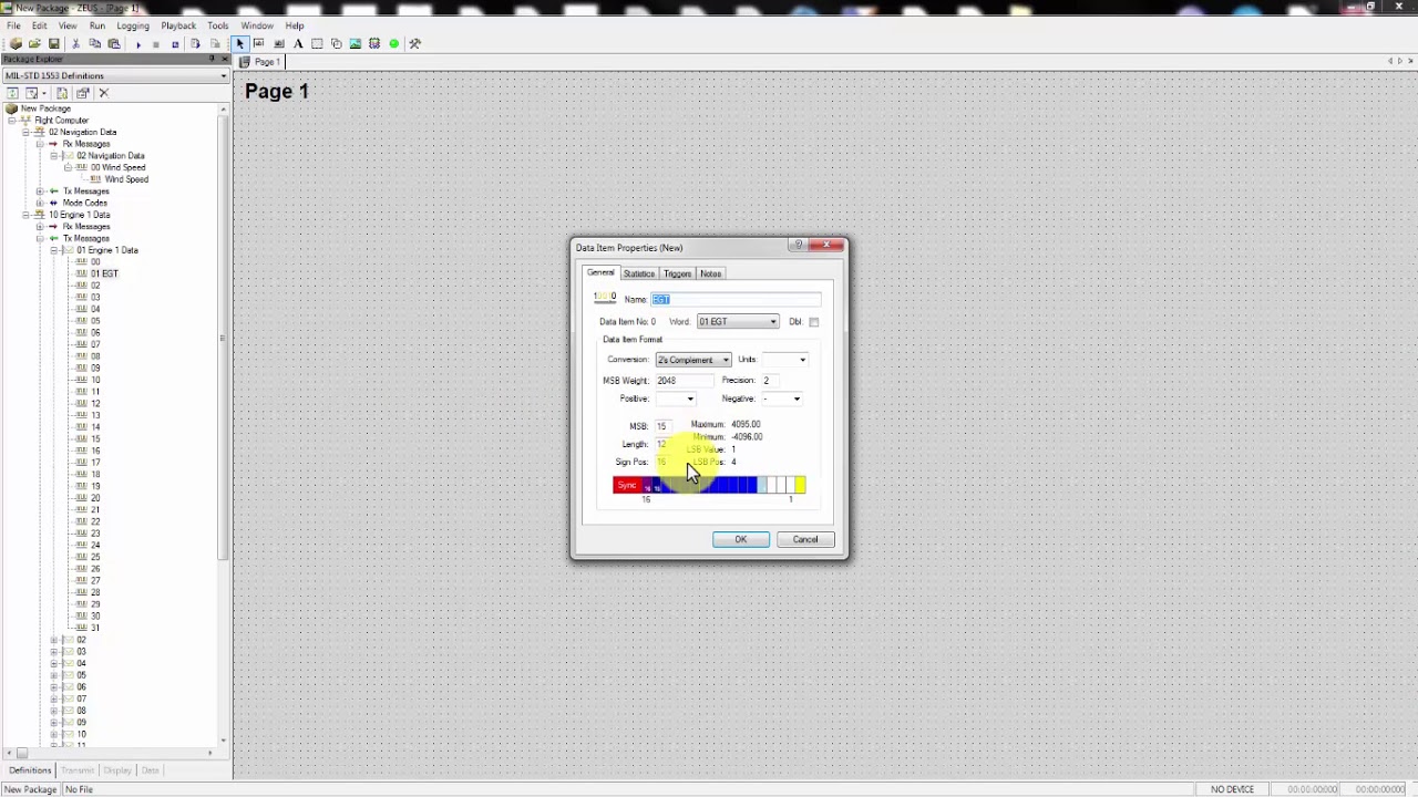 ZEUS - MIL STD 1553 definitions
