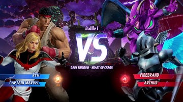 MARVEL VS. CAPCOM: INFINITE Ryu,Captain Marvel Requested Gameplay In Arcade Mode