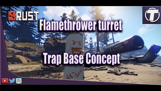 Flame Turret Trap Base Concept - Rust concepts