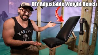 How I Made an Adjustable Weight Bench