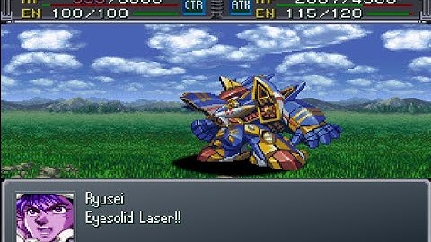 Super Robot Wars Alpha Gaiden - MP Grungust Type-2 Attacks