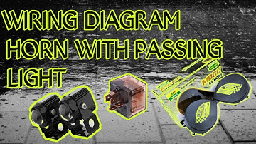 HORN WITH PASSING LIGHT | Wiring Diagram