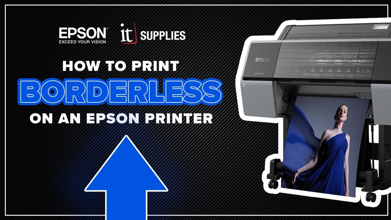 How to Print Borderless with EPSON Printers YouTube