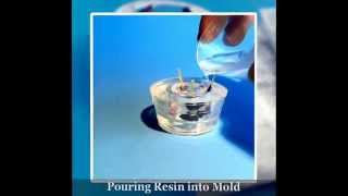 Alamould How To Create Resin Ring With Flowers Using Alamould Clear Silicone Mold