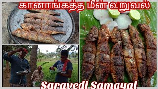 Kanakatha Meen Fry in tamil || kanakatha fry || கானாங்கத்த மீன் வருவல் || # villagesaravedisamayal