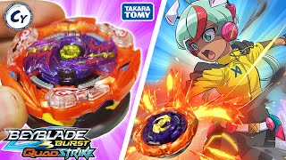 DIVINE BELFYRE vs PANDORA! Beyblade Burst Quad Strike EP 02 