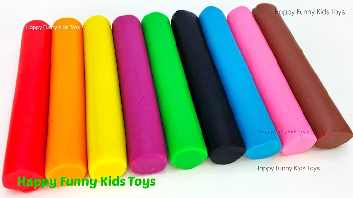 Learn Colors with Play Doh Modelling and Molds, Surprise Toys Kitty in My Pocket Ooshies Yowie