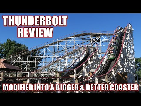 Thunderbolt Review, Kennywood Classic Wooden Coaster | Modified Into a Bigger & Better Coaster