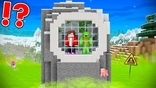 INSTANT KILLING POISON vs Security SHELTER in Minecraft  Maizen JJ and Mikey